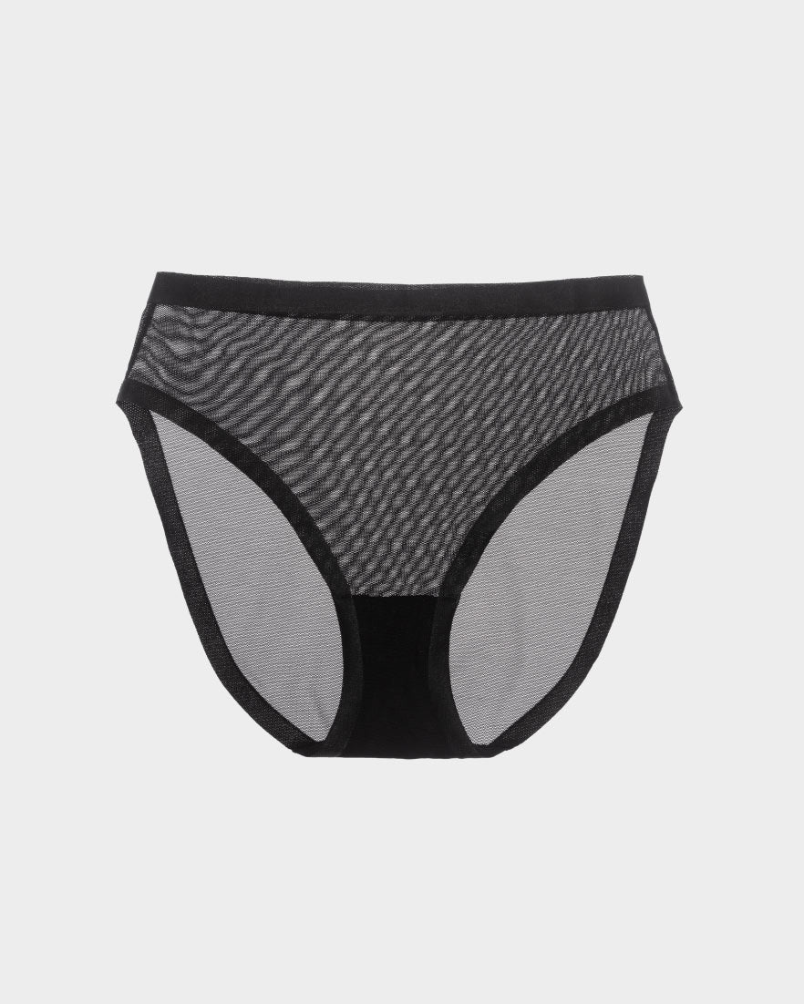 EBY Sheer High Cut Highwaisted Brief - Bouquet EBY Sheer High Cut Highwaisted Brief - Bouquet
