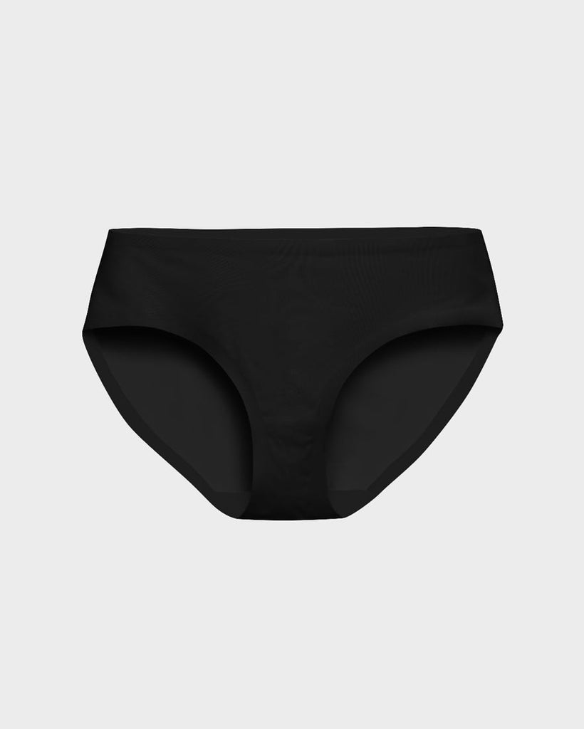 Template Of White, Black Underwear, Seamless Panties On A Tight