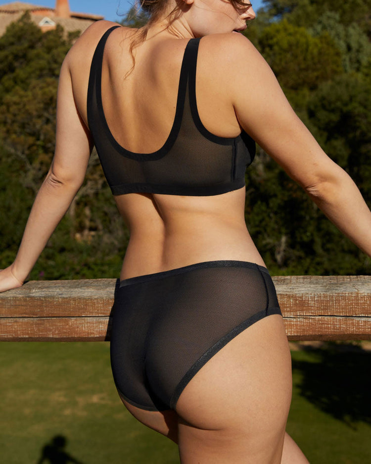 Black Sheer Set Black Sheer Set