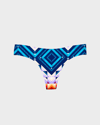 Tribal Chevron Thong