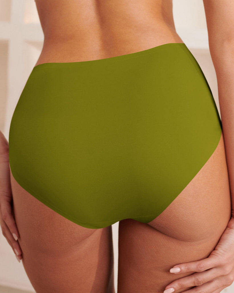 Olive High Waisted Panties // Ultra Comfy + Seamless // EBY™