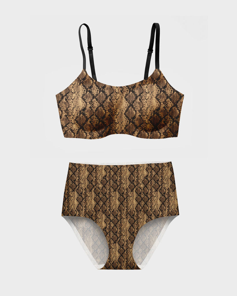Lingerie Review: Bras Without Wires Python Bra & High-Waisted Knickers