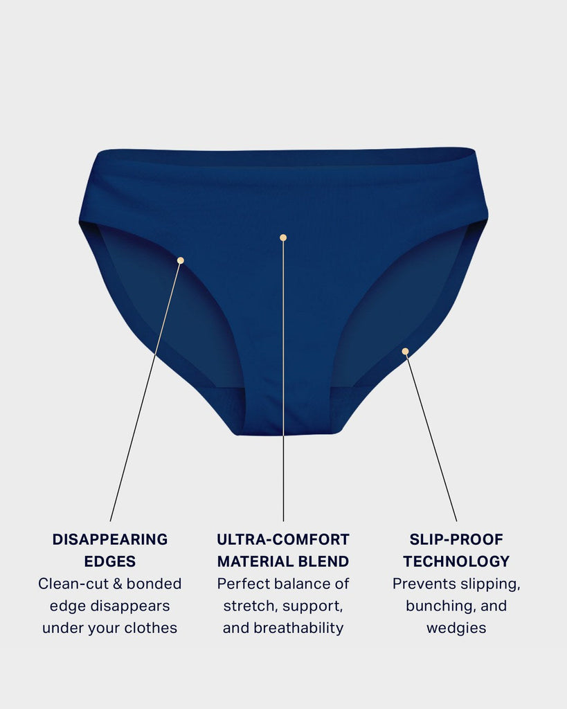Rose Clay Cotton Bikini Panties // Seamless Underwear // EBY™