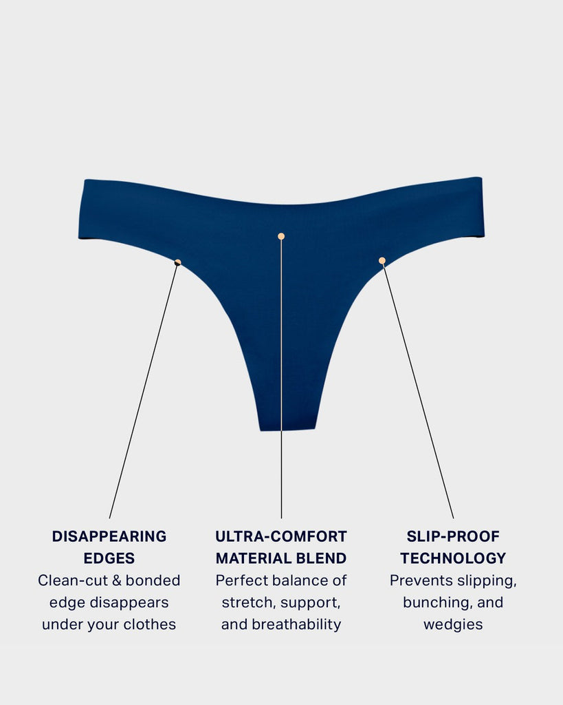 Seamless Sleek Tiger Thong Underwear for Women