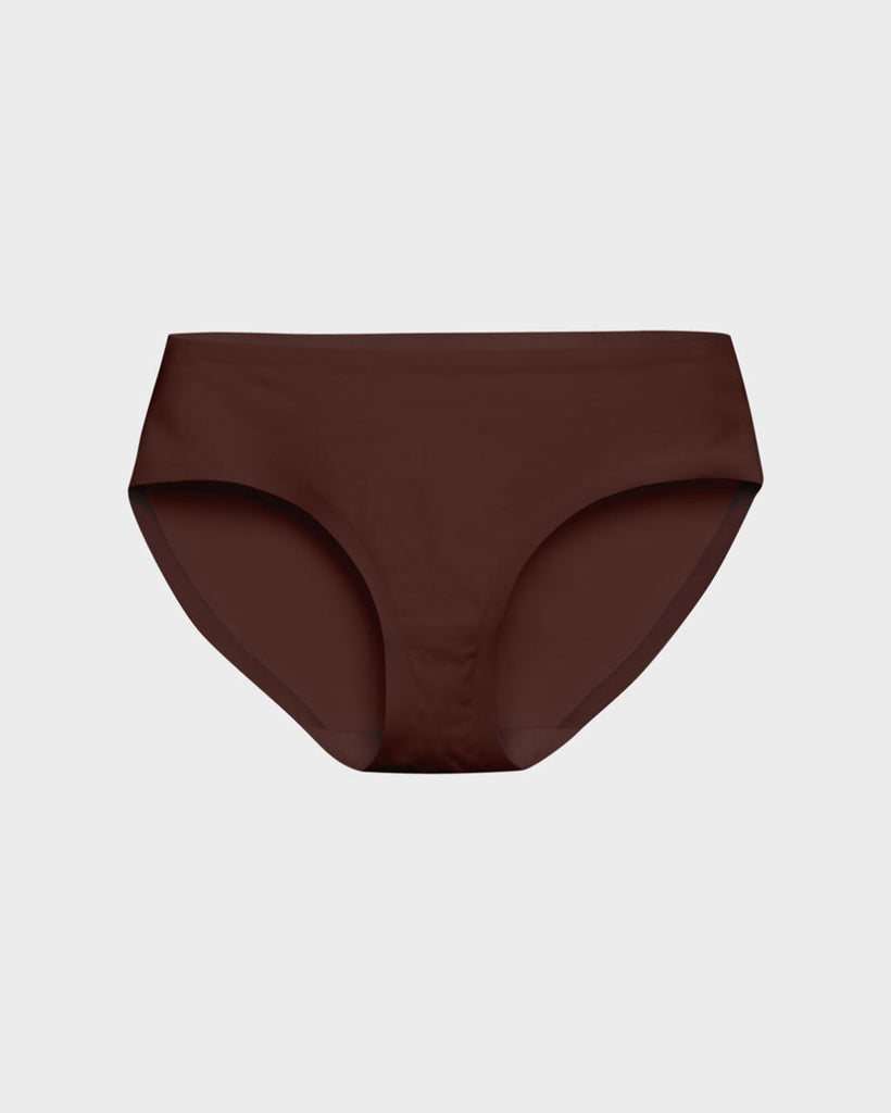 Seamless Espresso Brief Underwear for Women