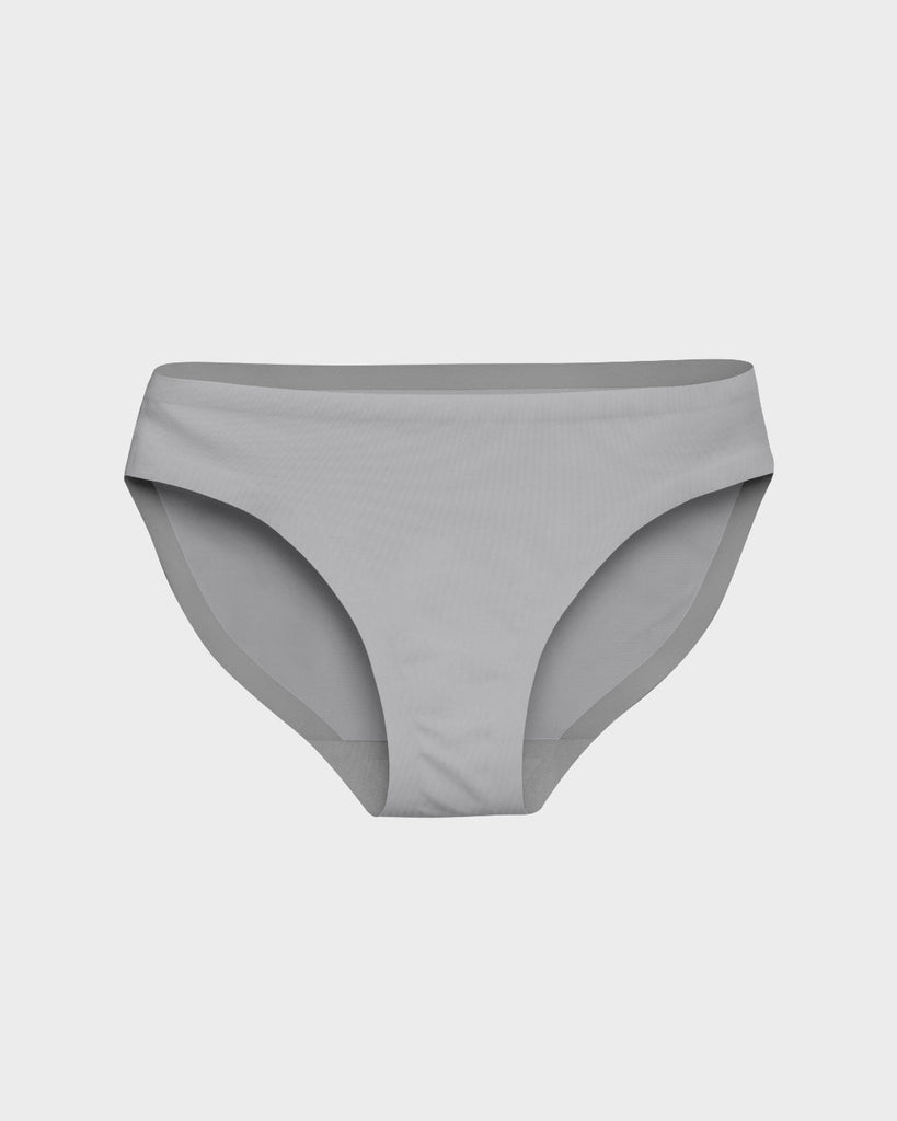 M&S GREY SEXY Ultra-Feminine Lace Waist Bikini Knickers - Size 6