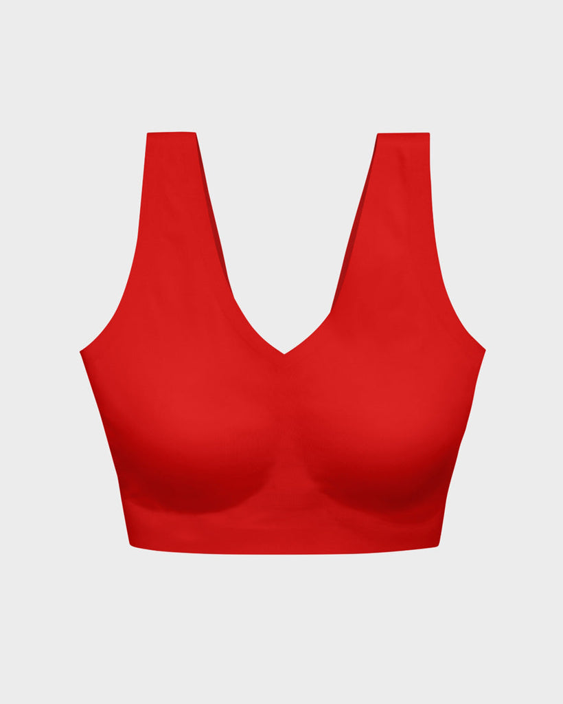 Seamless Poppy Red Bralette // Best Bralettes // EBY™ Signature Seamless Poppy Red Bralette // Best Bralettes // EBY™ Signature