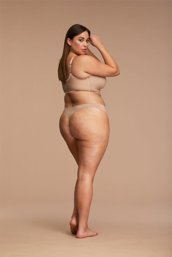 EBY Nude Thong in Plus Back
