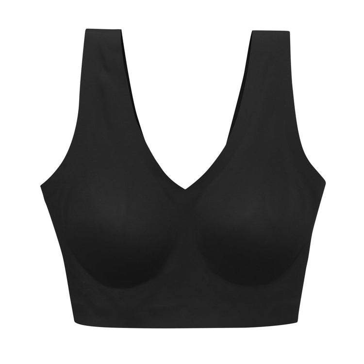 تسوق Womens Seamless Bra Brassiere Low Back Invisible 75C Black