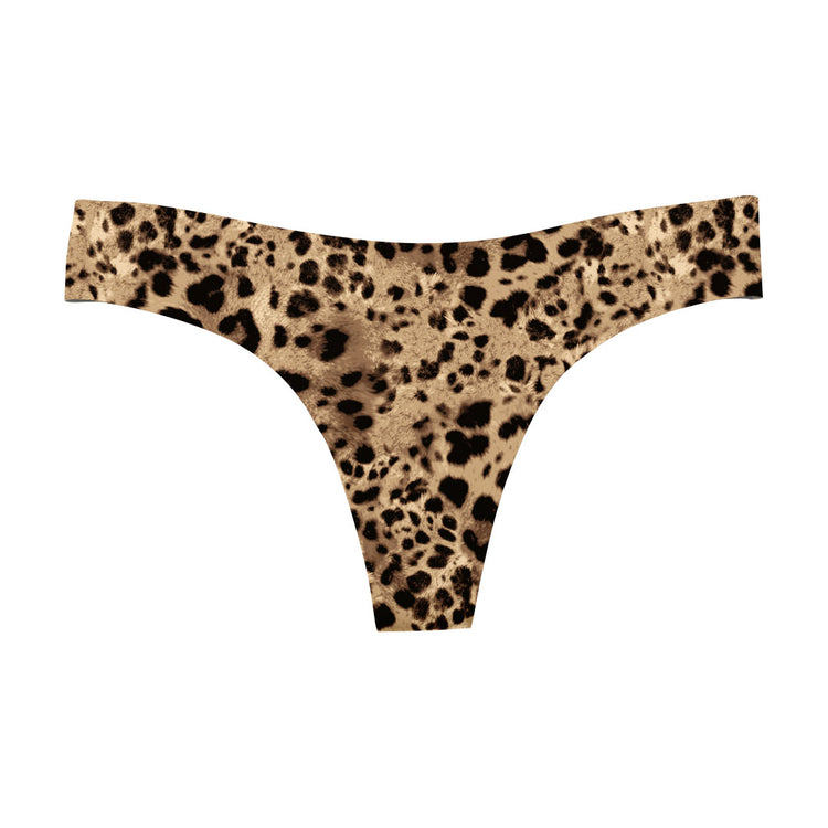 Leopard Thong