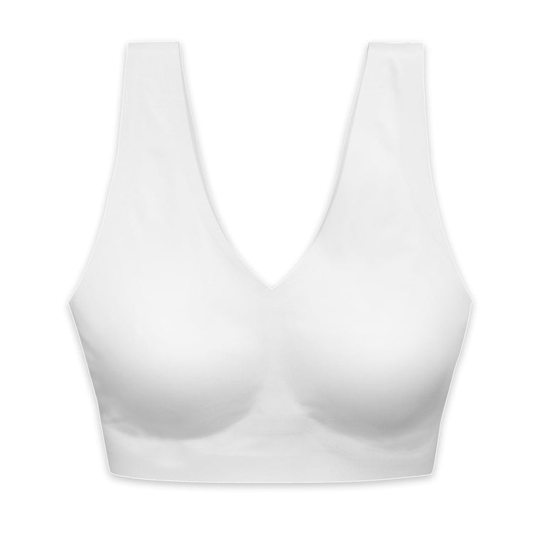 Serenity Soft Dry Sensitive Reggiseno Bralette In Raso Lucido (seta Di Gelso) - Ultrasottile, Senza Ferretto, Taglia Unica | Lingerie Donna Elegante Taglia Unica Raso - Foto 7