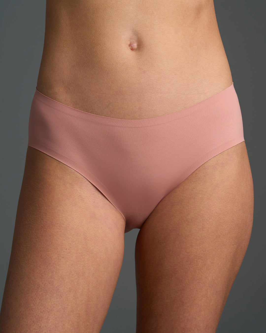 Ash Rose Panties worn by a model 
on a gray background