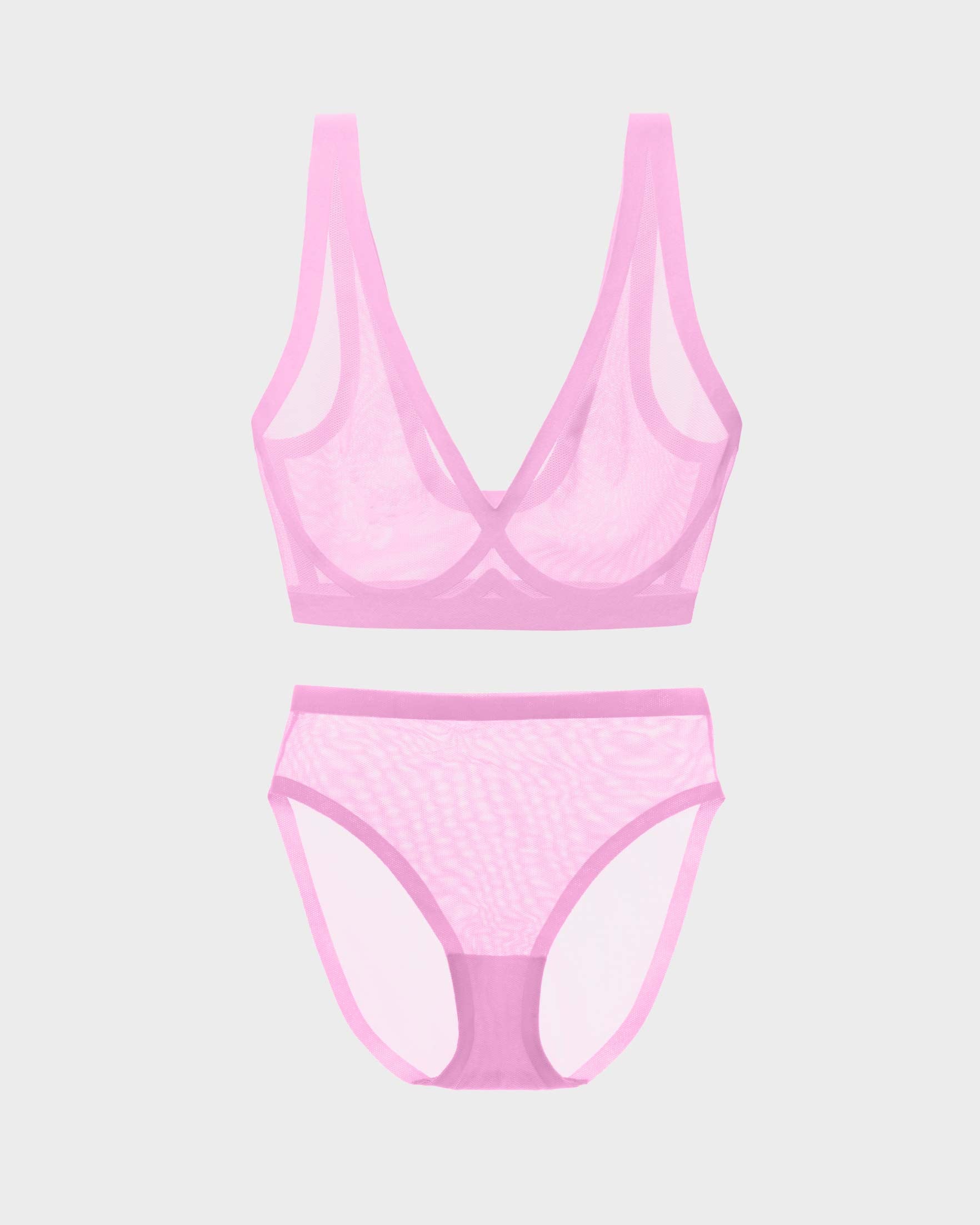 Begonia Sheer Bra Set
