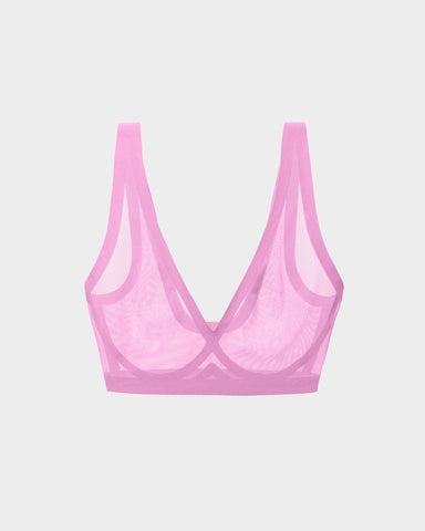 Women's Seamless Bralette - Colsie™ Light Pink XL
