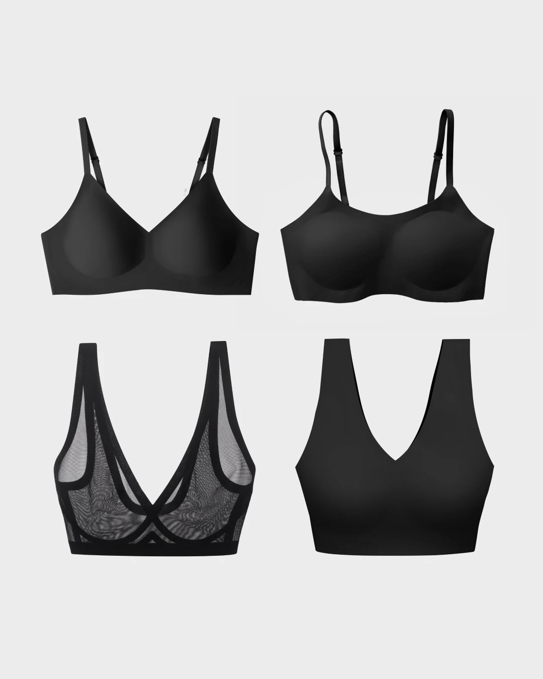Black Bra 4 Pack