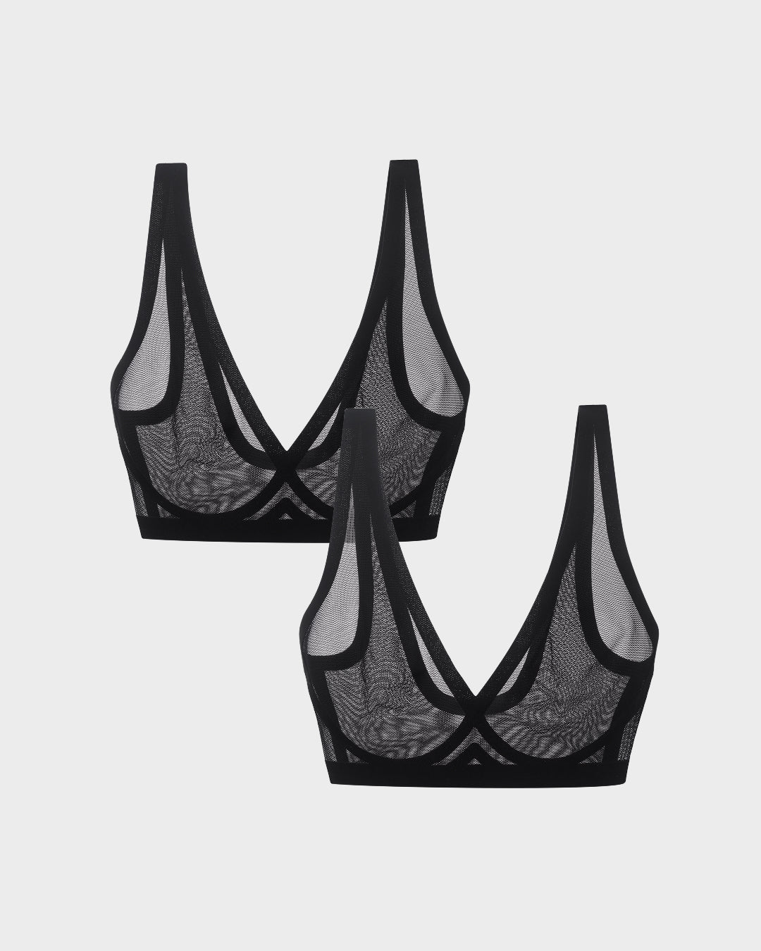 Black Sheer Bralette Bundle