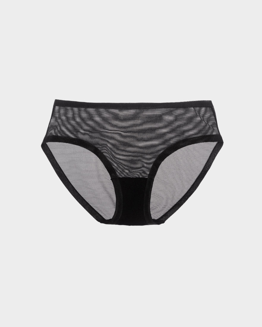 Black Mesh Brief