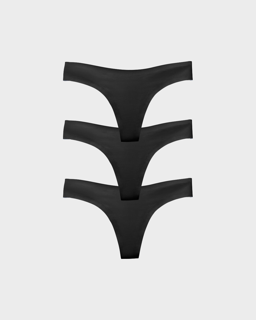 Black Thong 3-Pack