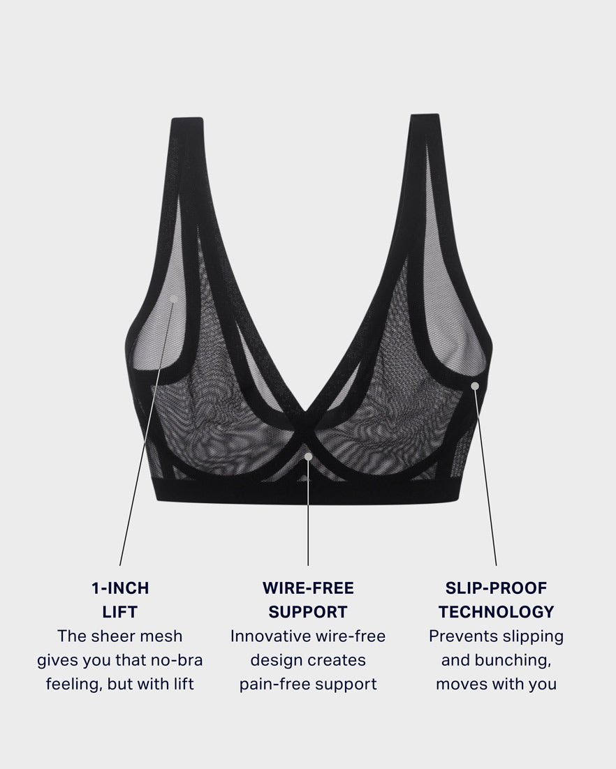 Black Sheer Bralette Bundle