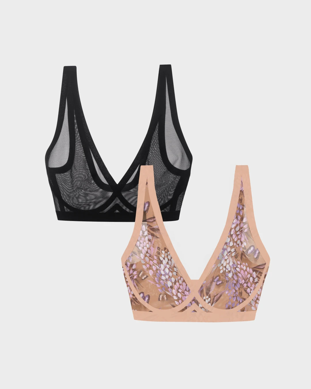 Parisian and Black Sheer Bralette Bundle