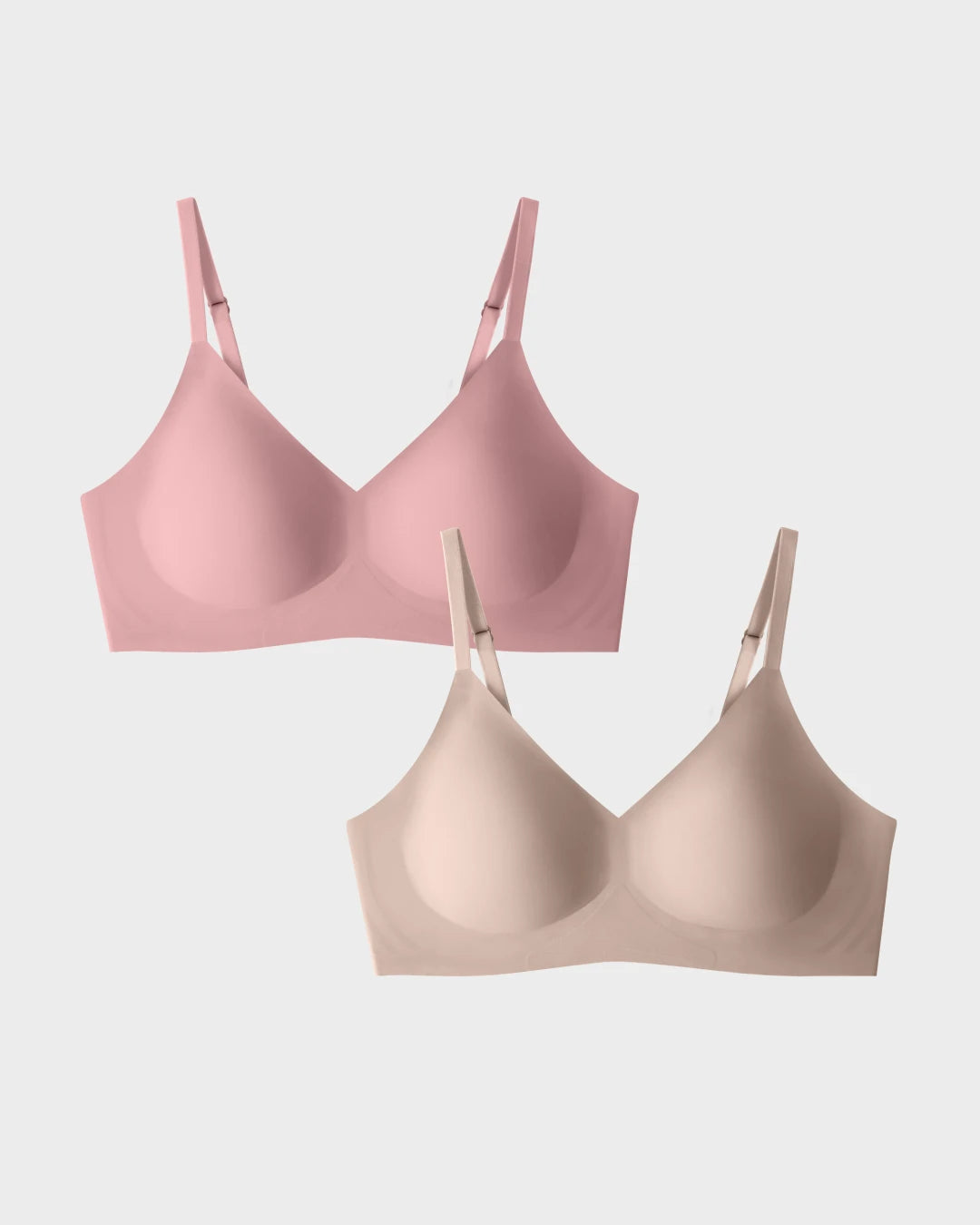 Brandied Apricot and Nude Relief Bra Bundle