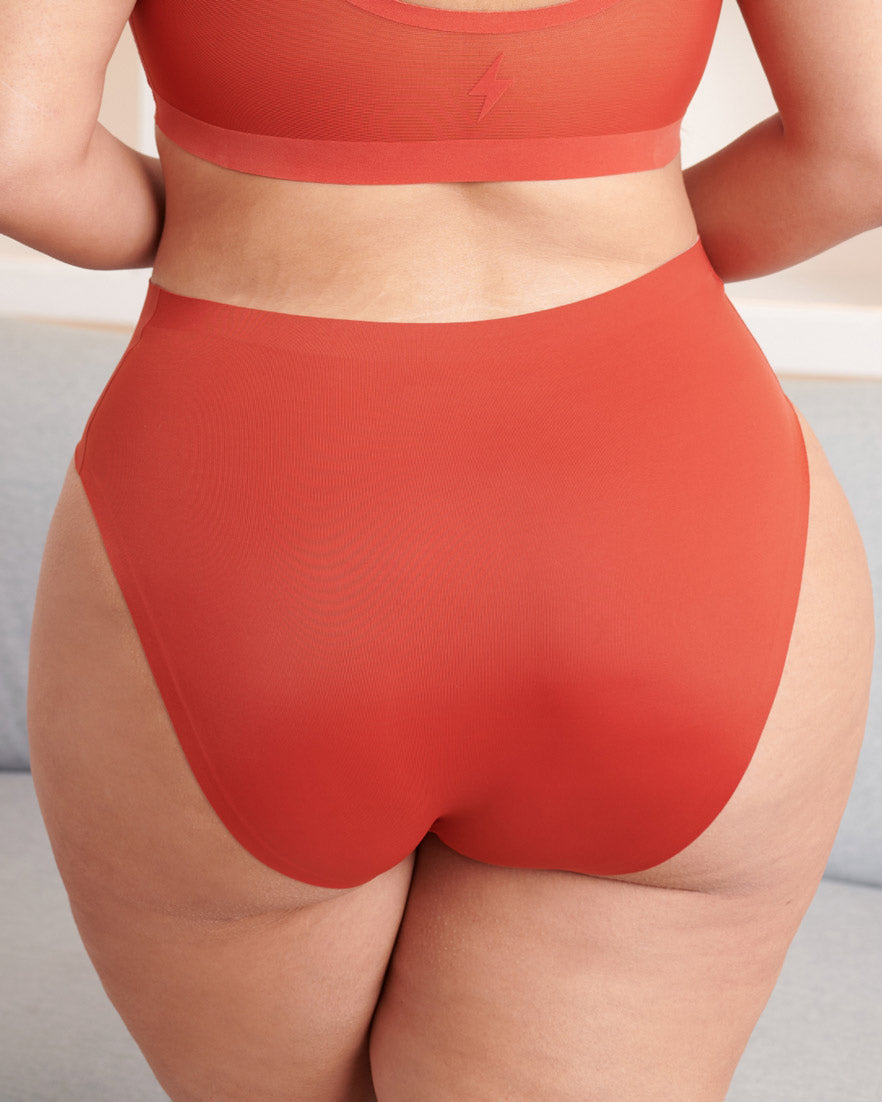Claret High Cut Highwaisted