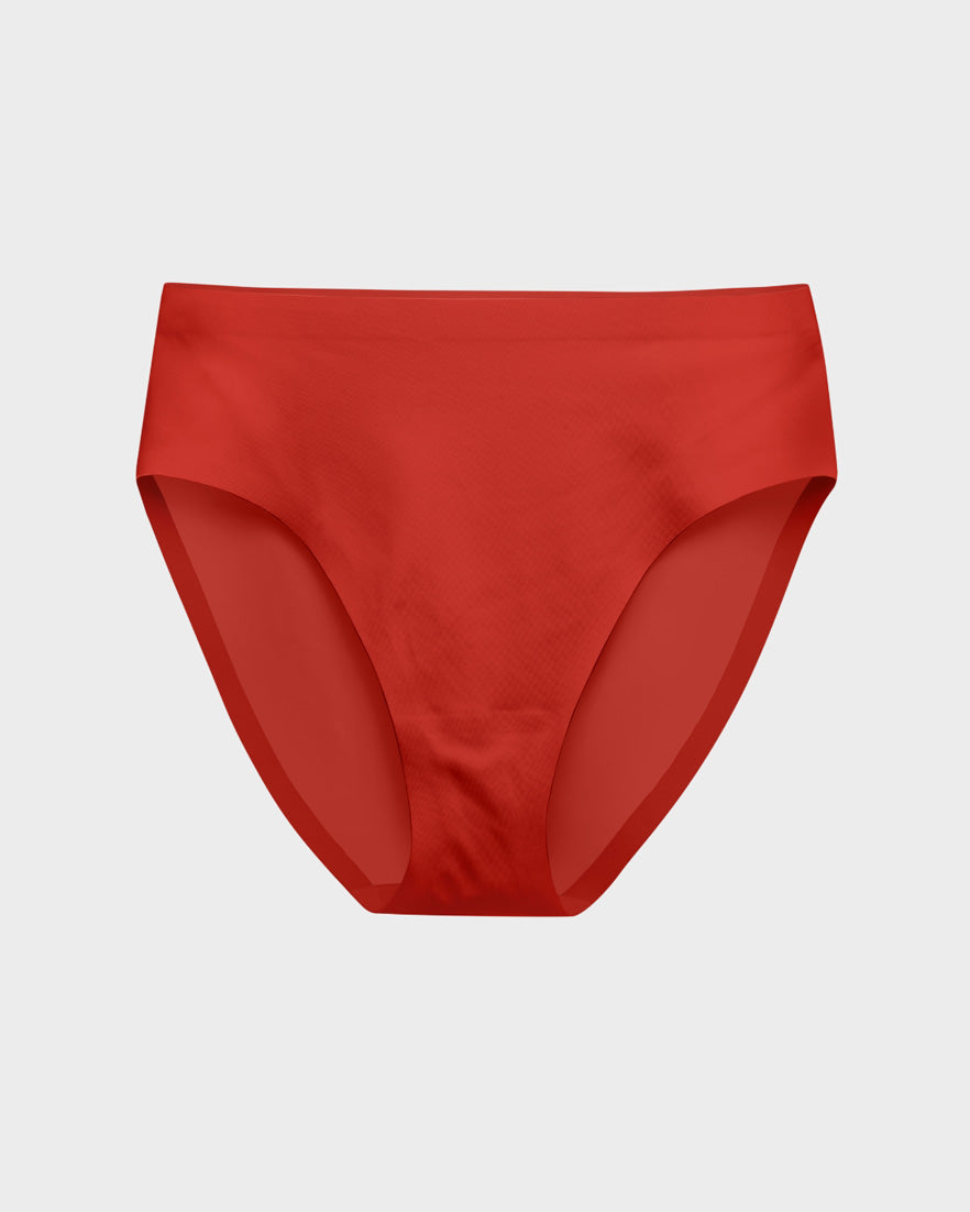 Claret High Cut Highwaisted