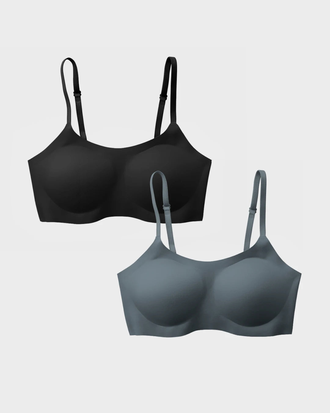 Bralette Support Bundle Dark Slate and Black