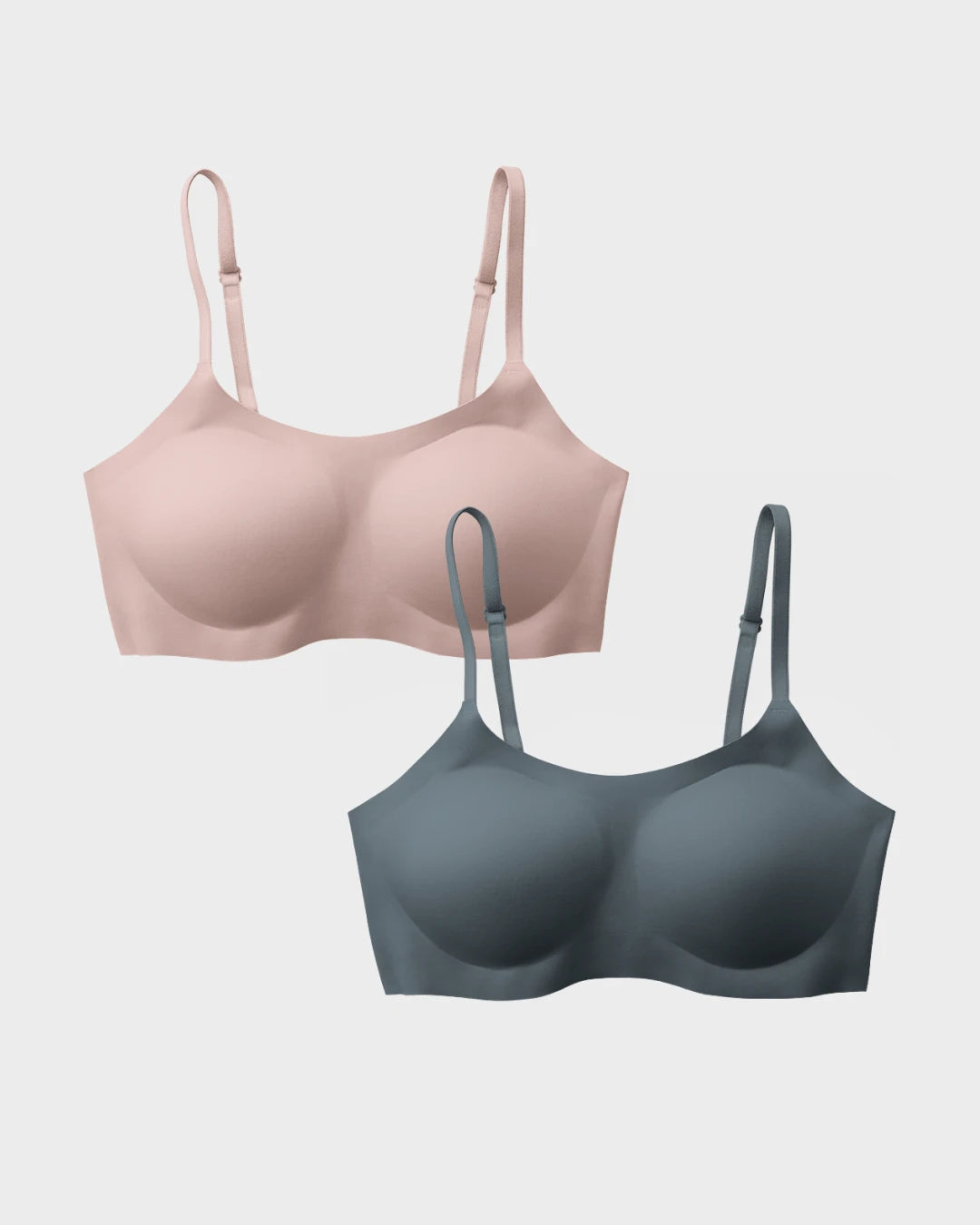Bralette Support Bundle Dark Slate and Woodrose