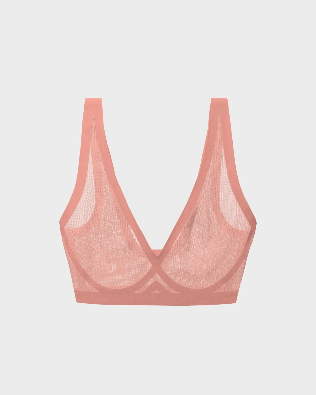 Dusty Rose Sheer Bralette