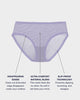 Jacaranda Mesh Brief