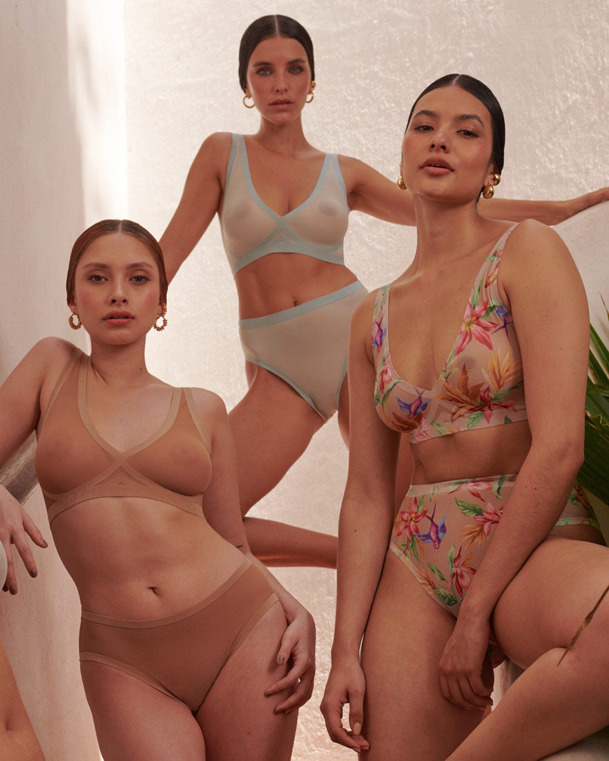Kiki Mesh High Cut Highwaisted