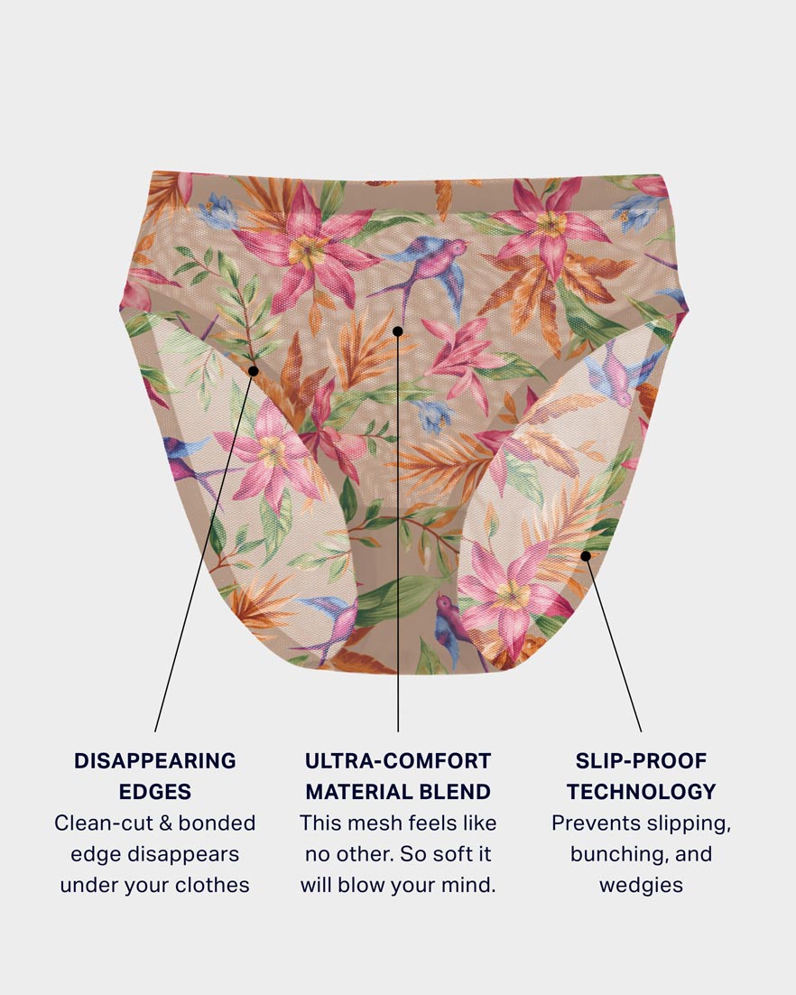 Kiki Mesh High Cut Highwaisted