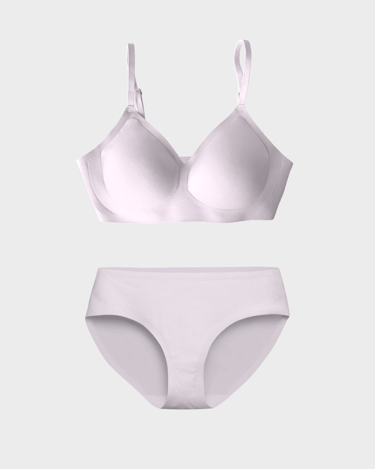 Lavender Fog Relief Bra Set