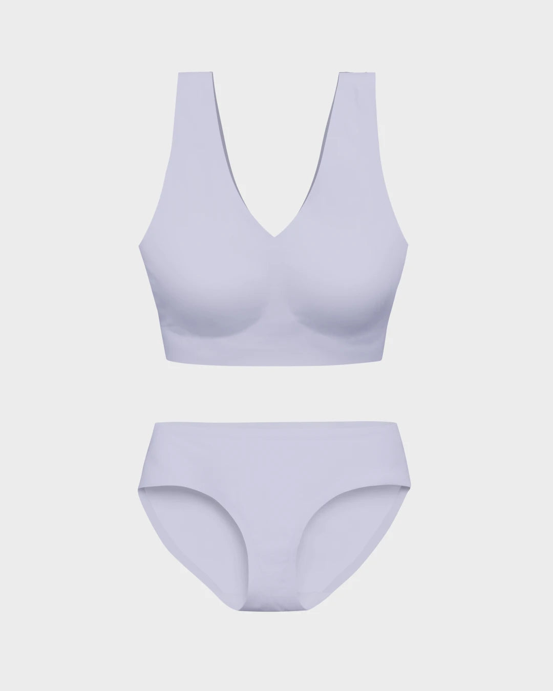 Lavender Icing Wireless Bra and Brief Set