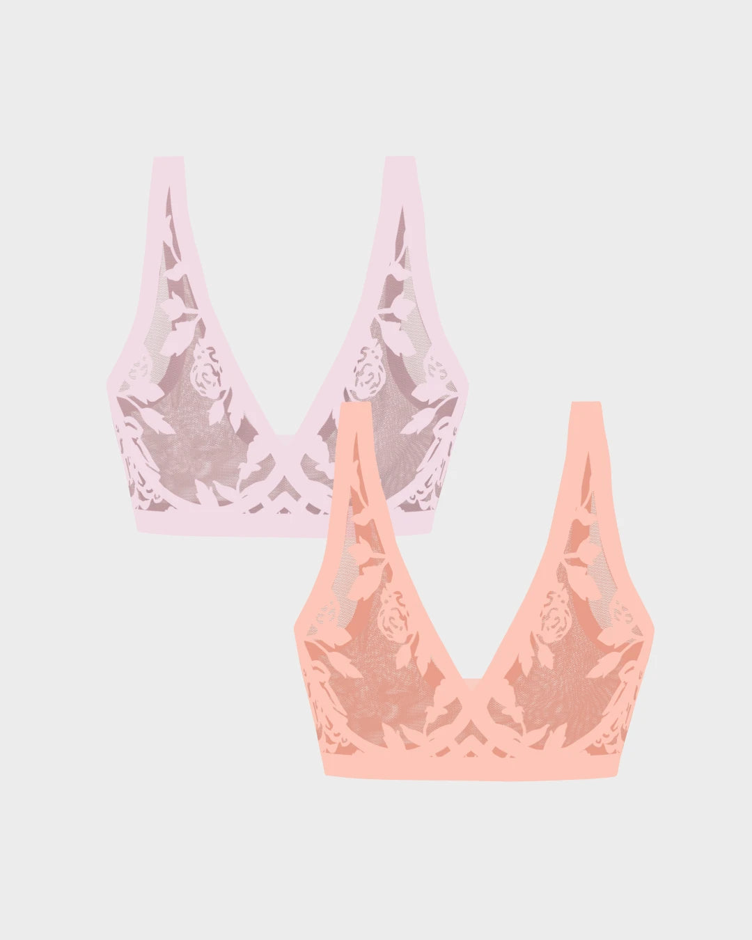 Madam Bisou and Madam Chic Sheer Bralette Duo