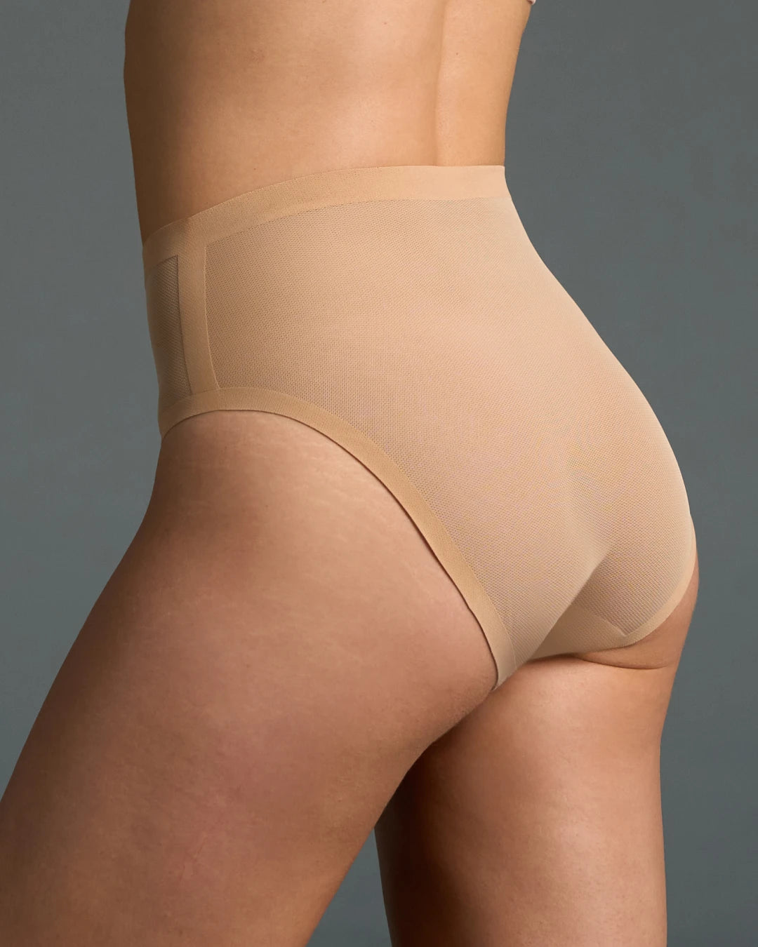 Madam Jolie, Black, Champagne Sheer High Cut Quartet