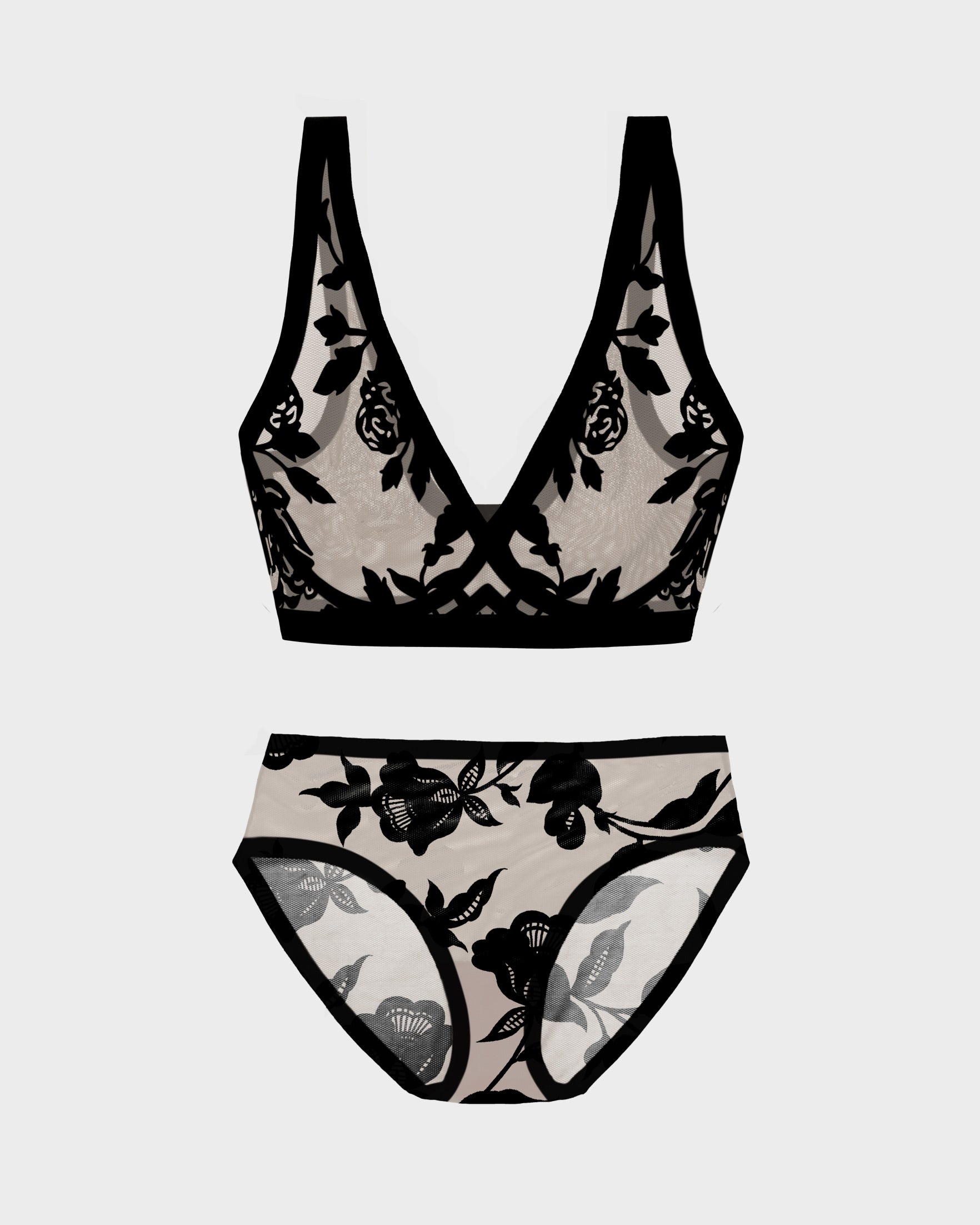 Madam Noir Sheer Set