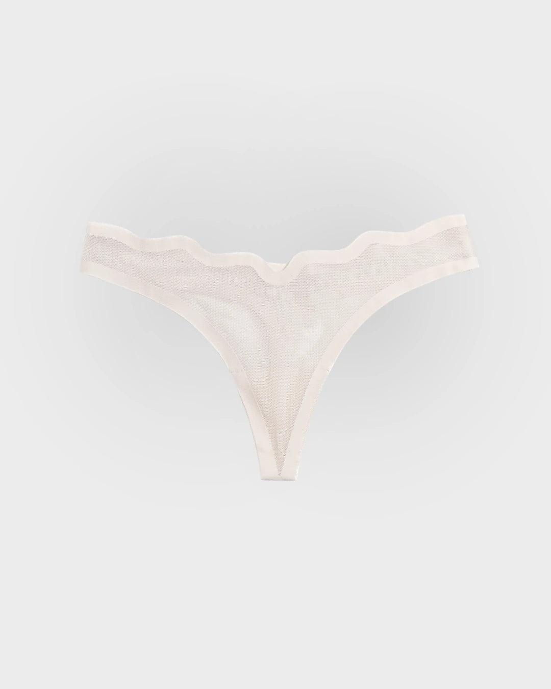 Marshmallow Sheer Thong