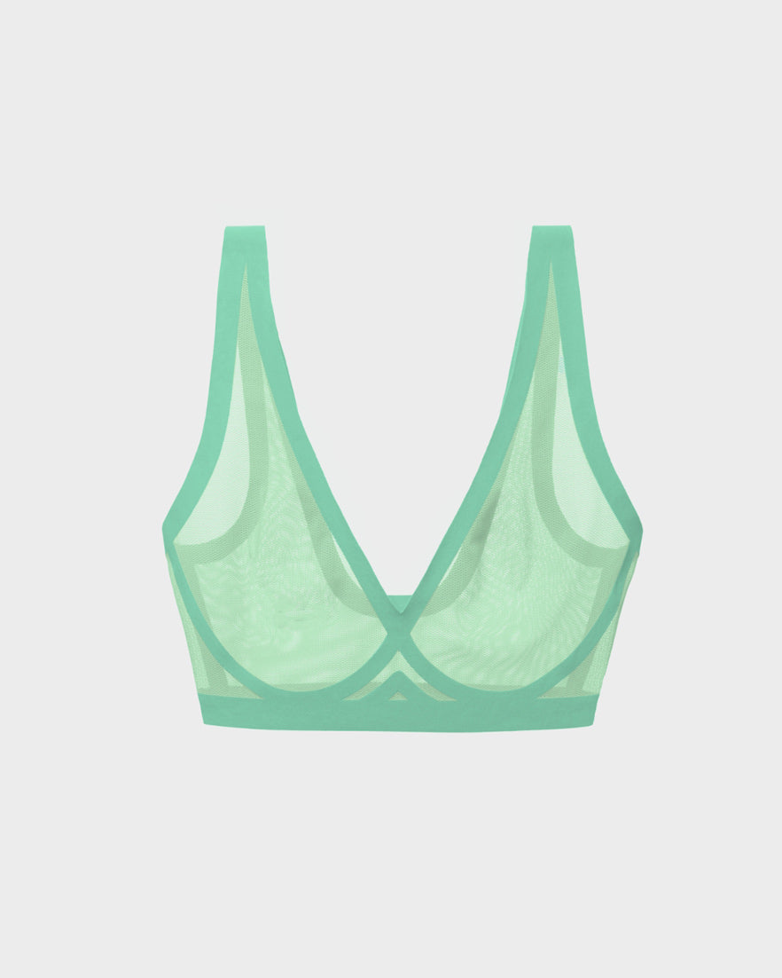 Mint Mesh Bralette