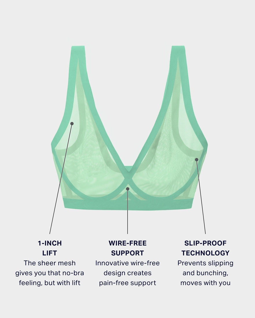 Mint Sheer Bralette Bundle