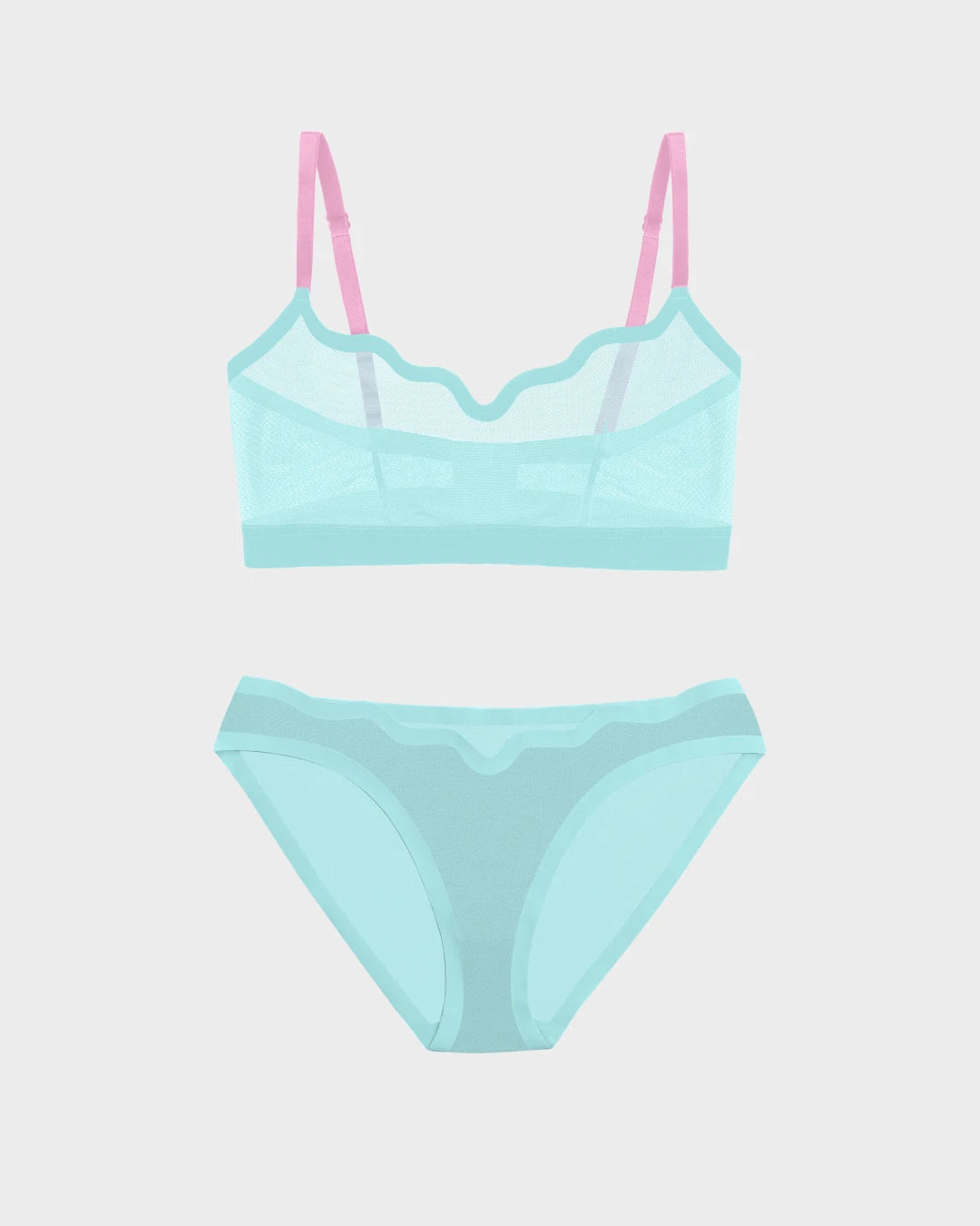 Lucy Bra Mint Jelly and Sheer Bikini Mint Jelly