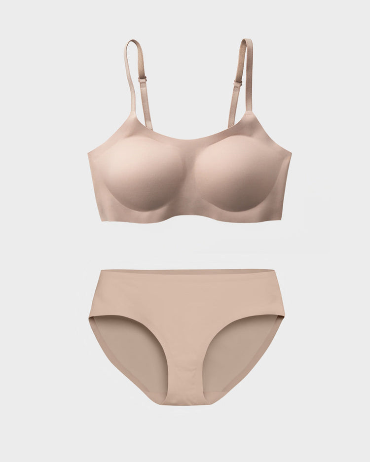 Nude Support Bra Set