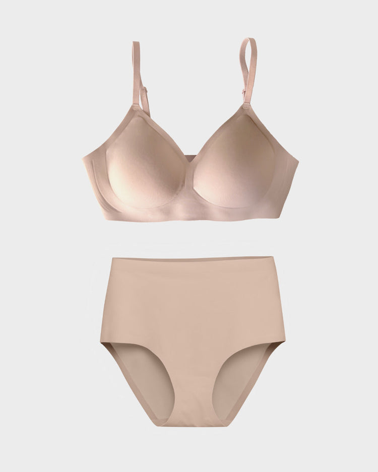Nude Only Bra & Highwaisted Set - Comfortable and Sustainable