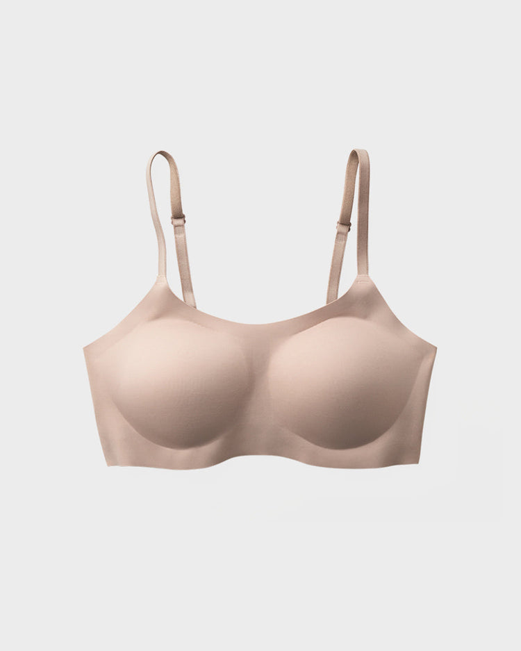 COMFELIE Bra Seamless Bralette for Women EB064, Almond, Small : :  Clothing, Shoes & Accessories