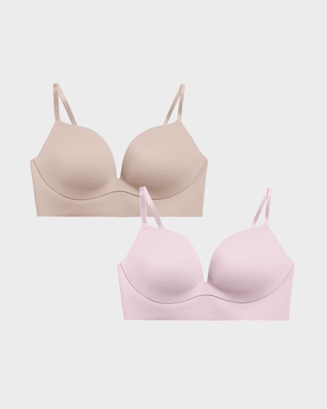 Nude and Murex Shell Boob Job Bra Duo