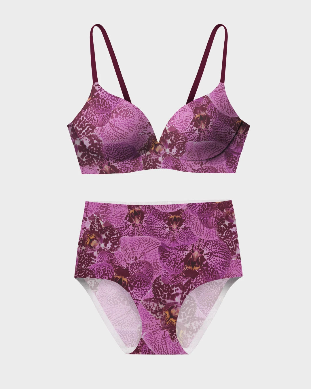 Orchid Pain Free T-Shirt Bra & High Waisted Set