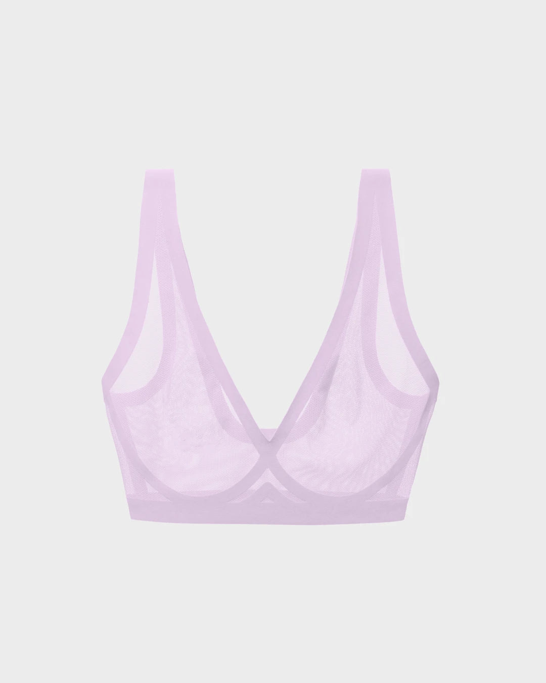 Pastel Lilac Sheer Bralette
