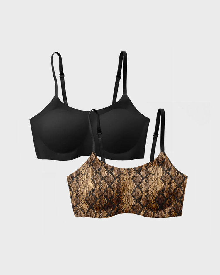 Bralette Bundle Black and Python