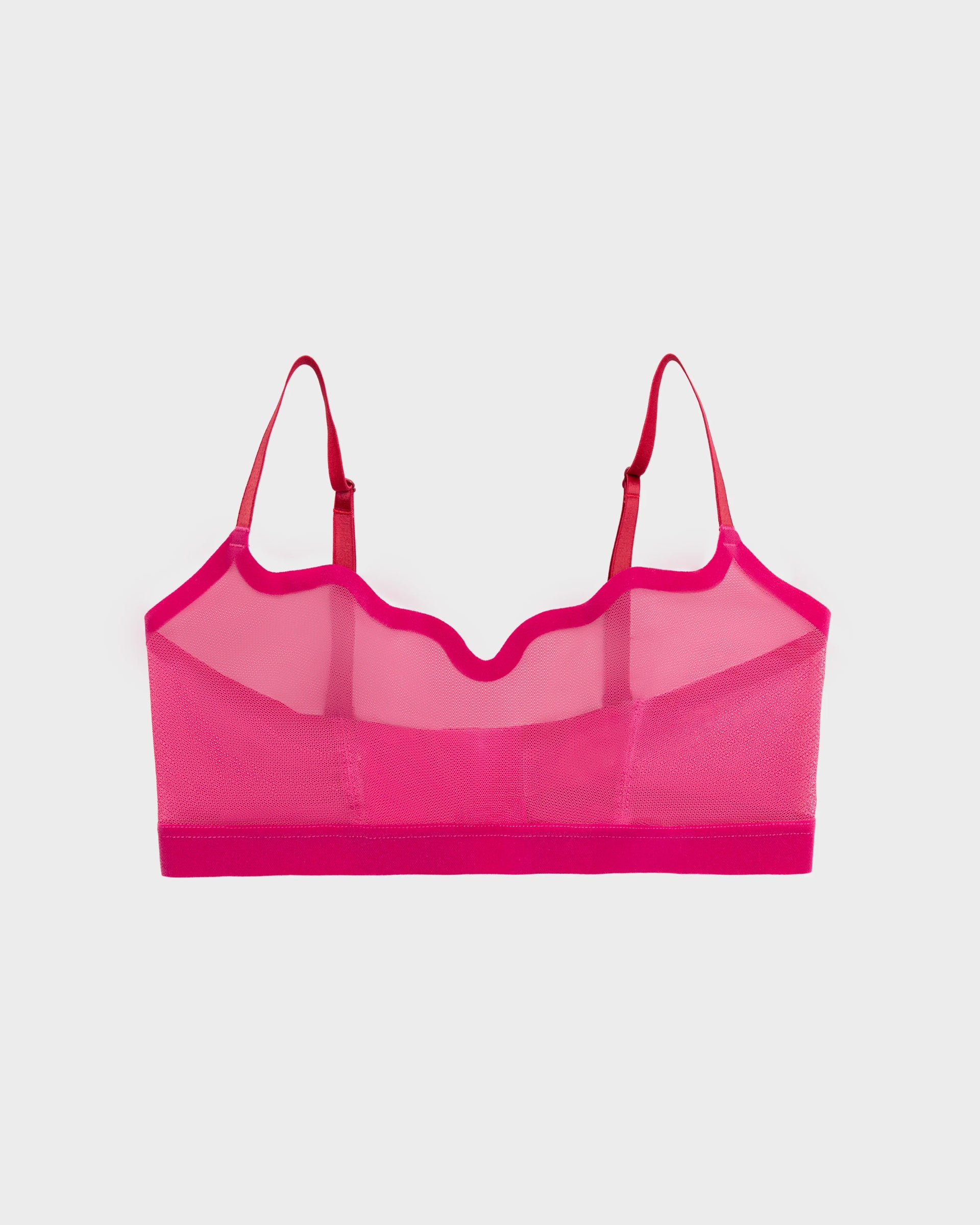 Red Velvet Sheer Bralette